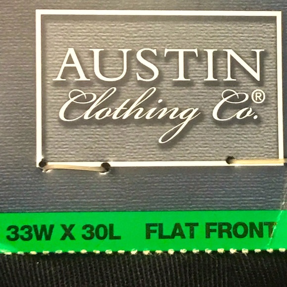 NWT Young Mens Flat Front Navy School Uniform Pants 33 x 30 - Picture 9 of 9